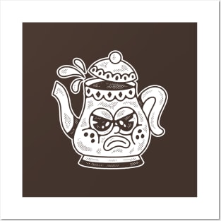 Grumpy Coffee Kettle Posters and Art